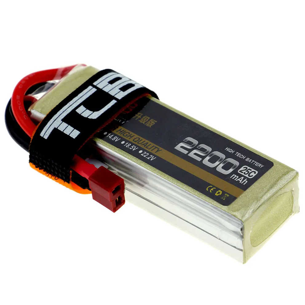 

11.1V 3S 2200mAh 25C LiPO Battery Upgrade T plug for RC Model Airplane FPV Drone Multirotor Aircraft