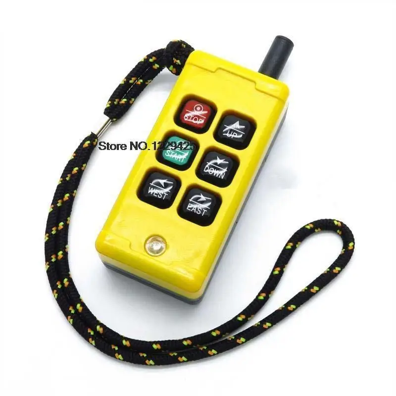 1PC Lifter/Hoist Industrial Wireless Remote Control 3000M Distance 6 Buttons For TX 430~440MHz F21-4S