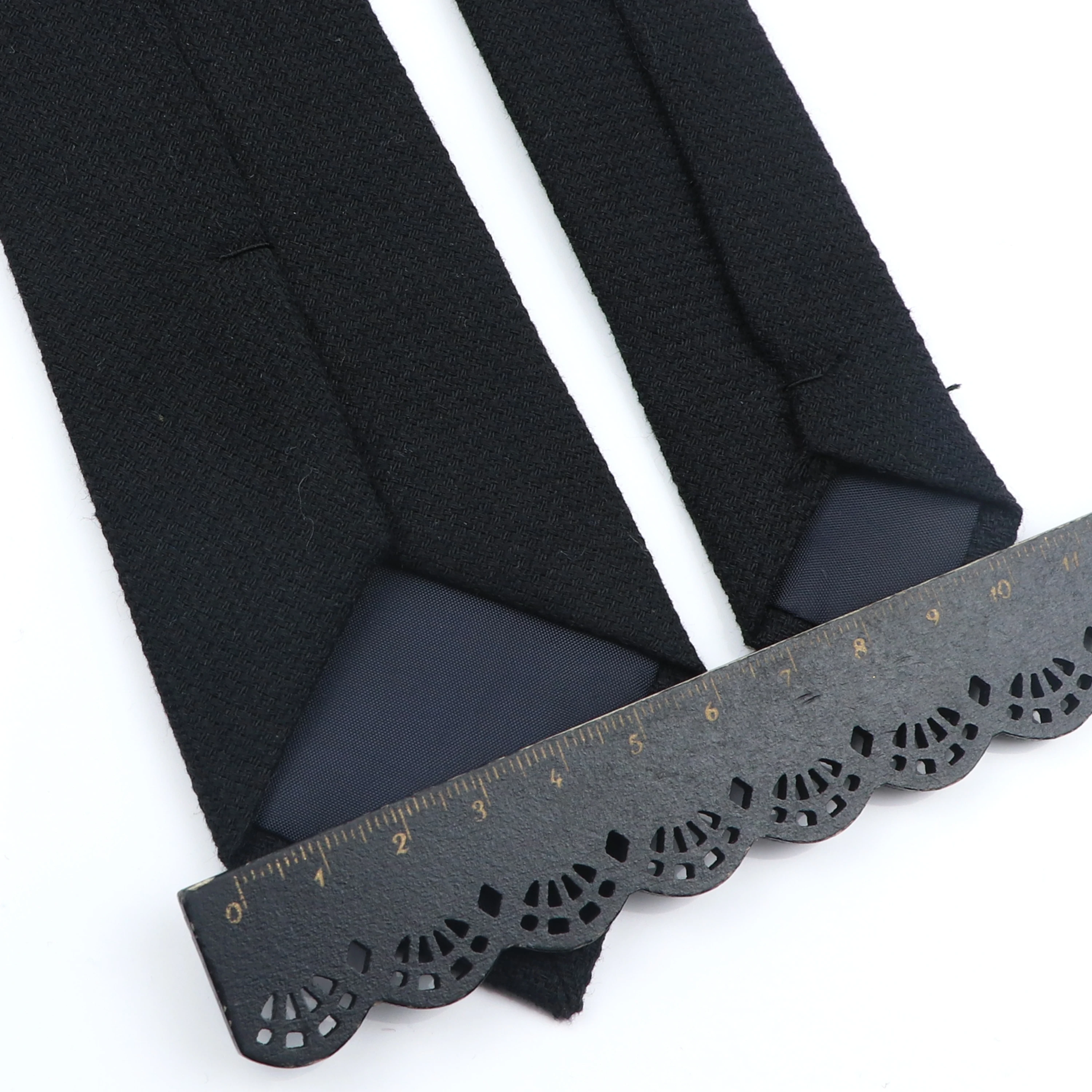 ใหม่ผ้าฝ้าย Men Ties 6ซม.คลาสสิก Handmade Skinny หนาลายเน็คไทคอแคบ Slim แคชเมียร์ Tuxedo tie