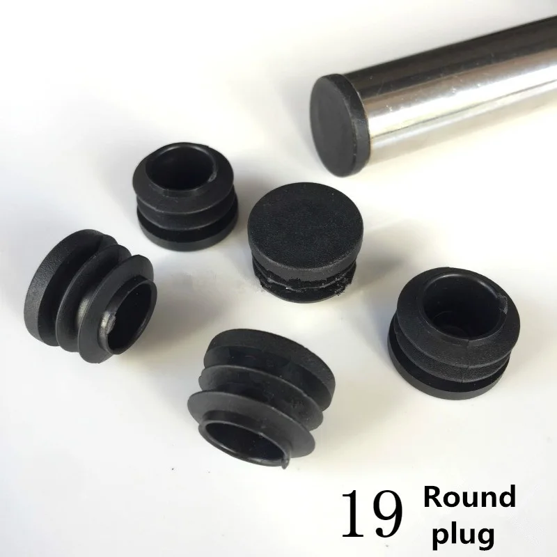 dia 20mm 19mm pipe plug inner plug stainless steel plug rubber plug stool non-slip foot pad plug plastic head sealing cover