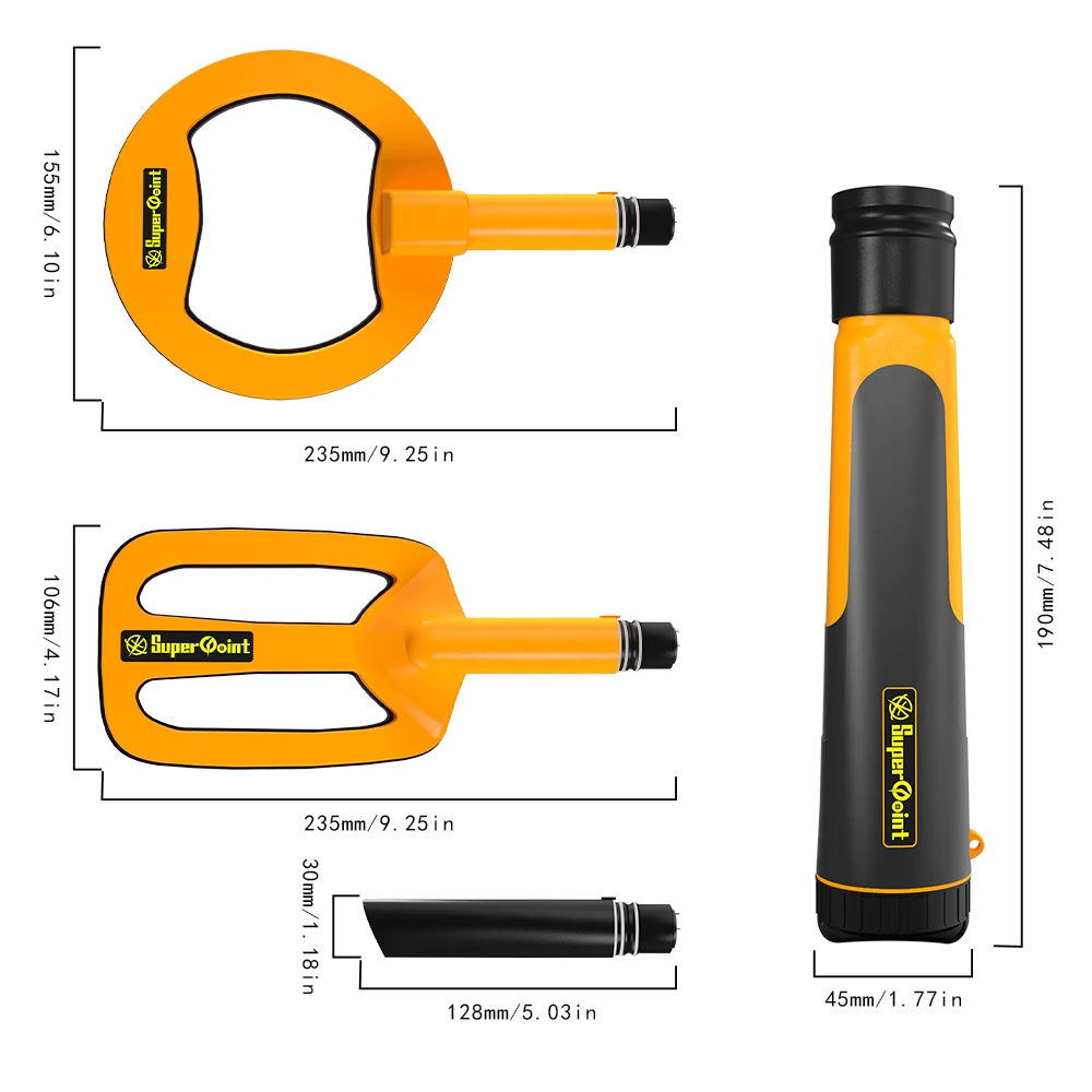 SPYONWAY Professional Pulse Dive Underwater Detector Metal Search 3 System In 1 Treasure Seeker Machine 60m Targeting Pinpointer