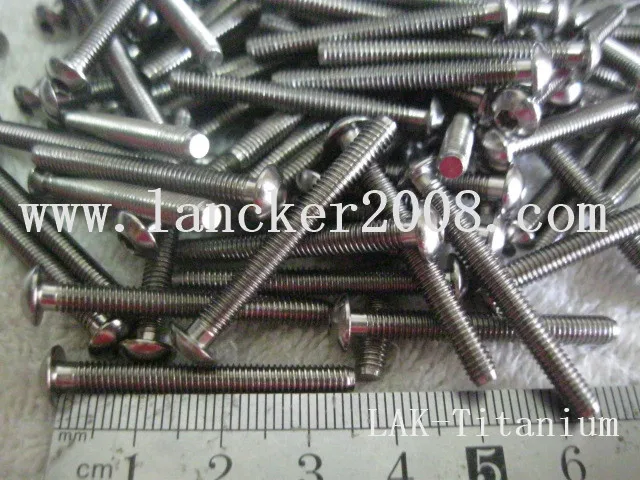التيتانيوم مسدس المقبس جولة رئيس المسمار Gr5 M3 * 4 5 6 8 10 12 14 16 18 20 22 24 25 30 35 #5