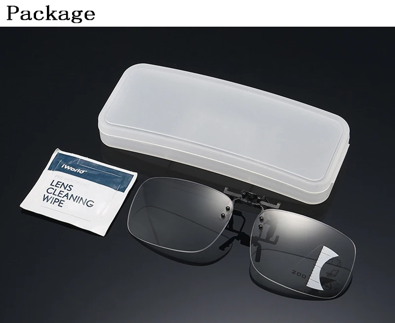 Clip-On-Lesebrille mit Vergrößerungsfunktion, Anti-Blaulicht, für Damen und Herren, zum Sehen in der Nähe und in der Ferne, Clip-Linsen, Presbyopie-Brille +1,0~+3,5 – Detail 17
