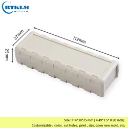 Desktop junction box ABS plastic enclosures DIY speaker electric box Instrument electrical box 114*38*25 mm