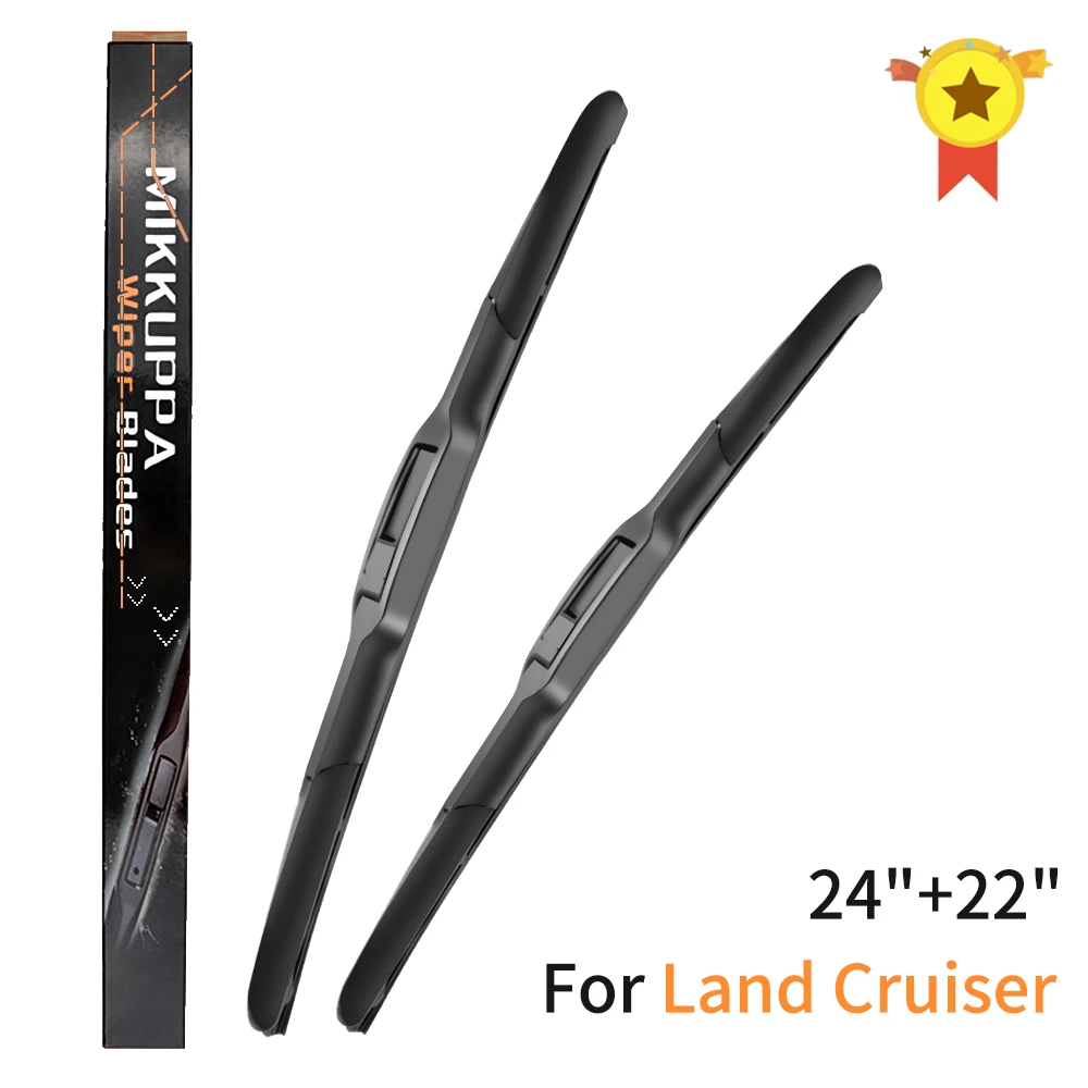 Mikkuppa Front Wiper Blades For Toyota Land Cruiser 100/200  Windshield Windscreen 24