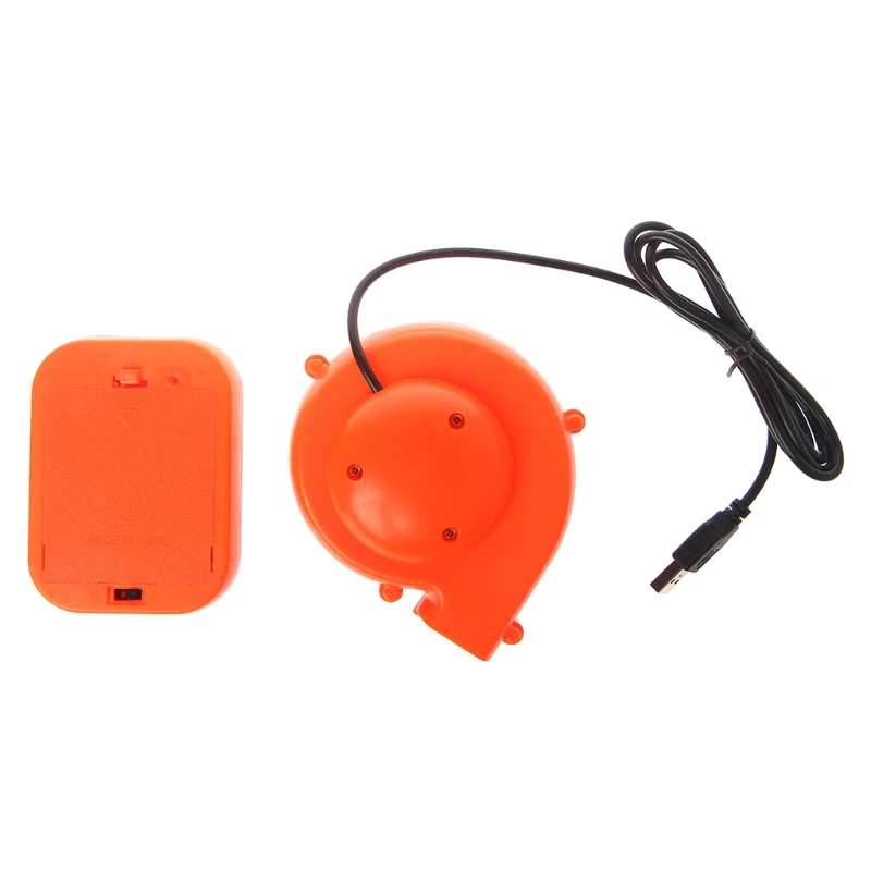 Electric Mini Fan Air Blower For Inflatable Toy Costume Battery Powered USB