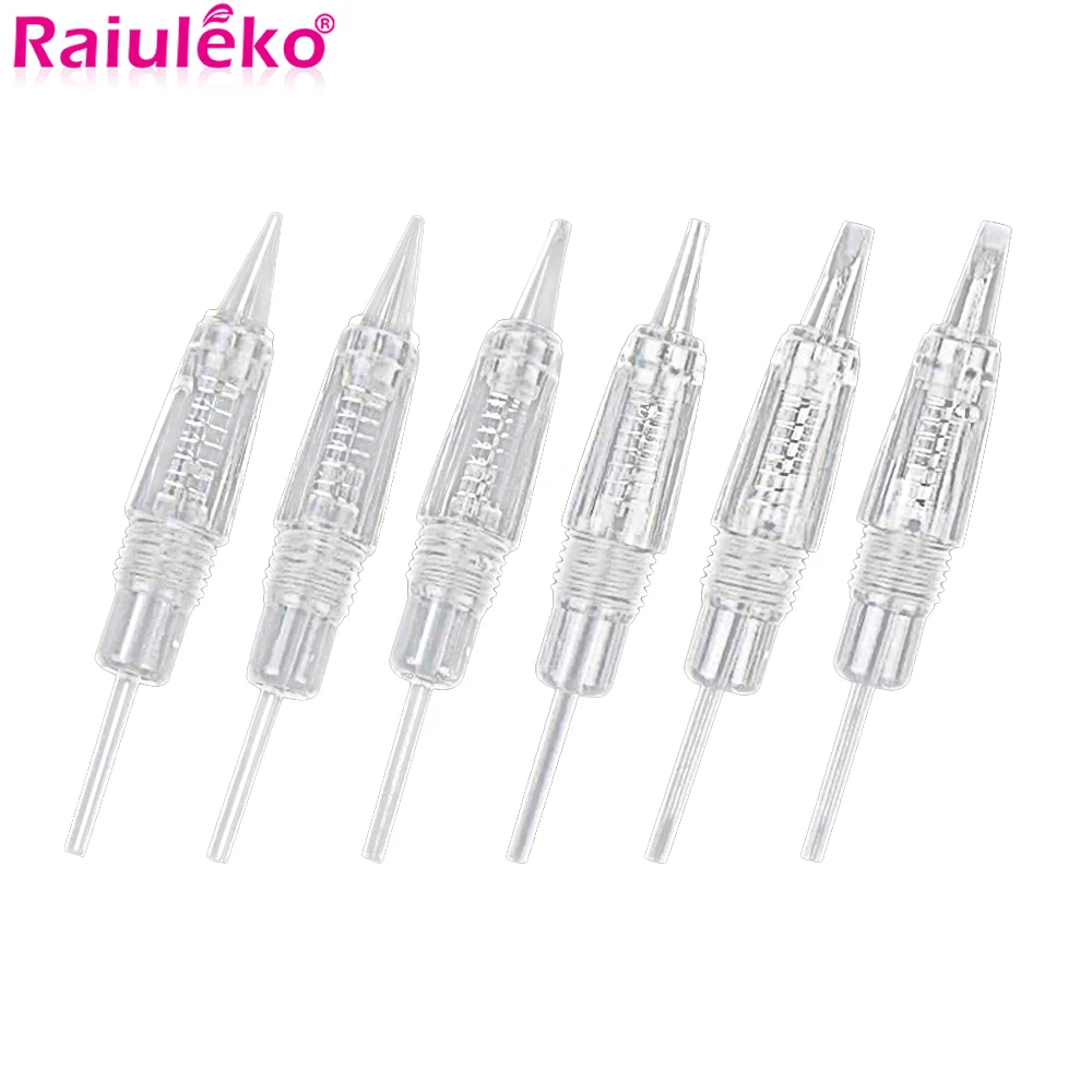 20pcs Screw Tattoo Cartridge Needles for 1D 1R 2R 3R 3F 5R 5F 7R 7F Derma Tools Dr.imp Pen Electric Tattoo Microblading Needles