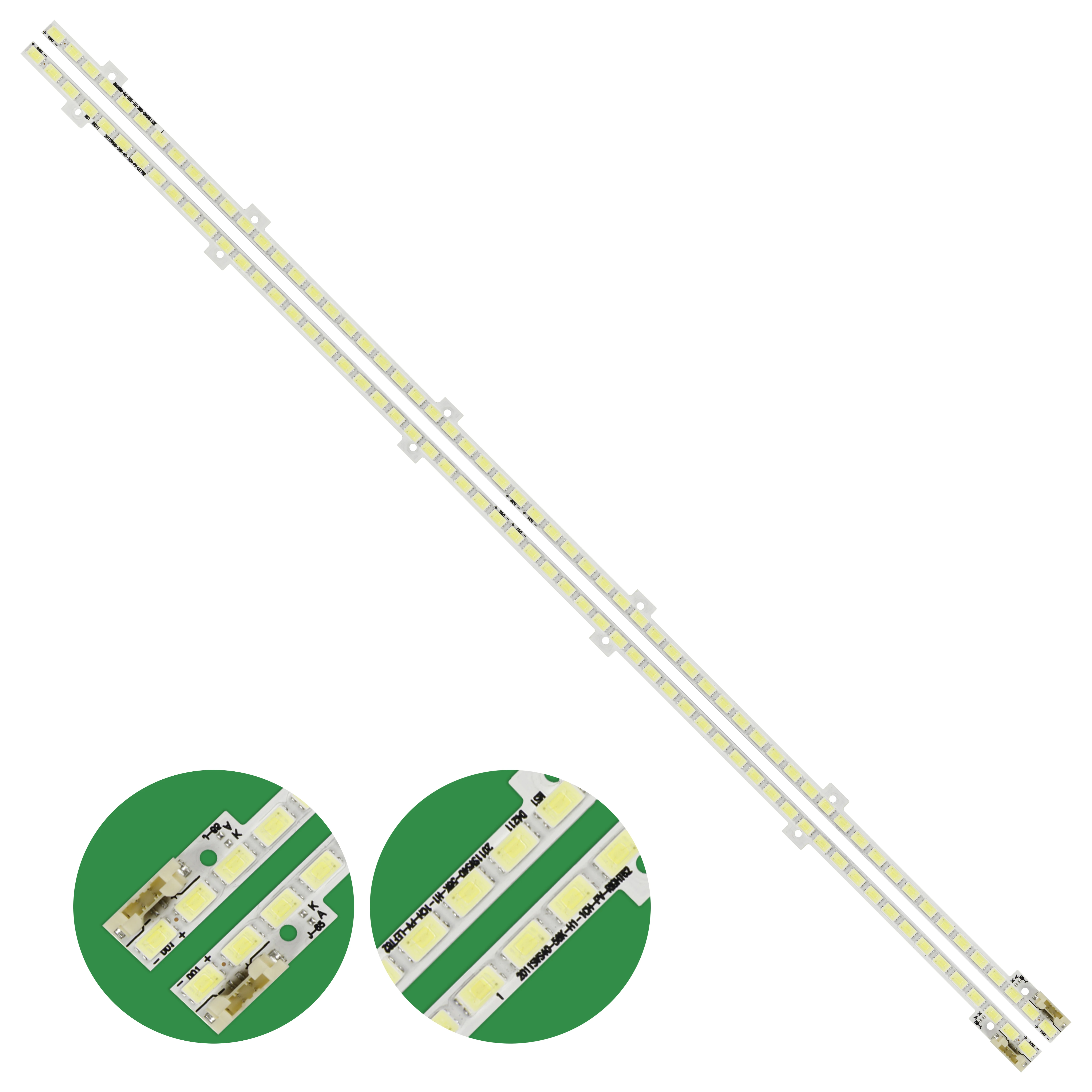 

10pcs/set LED Backlight strip For SamSung 40 "TV UE40D5000 UA40D5000 BN64-01639A LTJ400HM03-h 2011SVS40 FHD 5K6KH1 UE40D5700