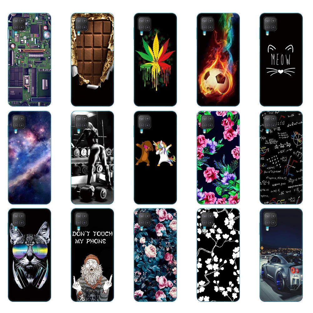 For Samsung M12 Case Phone Back Cover For Samsung Galaxy M12 GalaxyM12 M 12 m127 Soft Case Tpu Silicon Bumper Funda 6.5inch