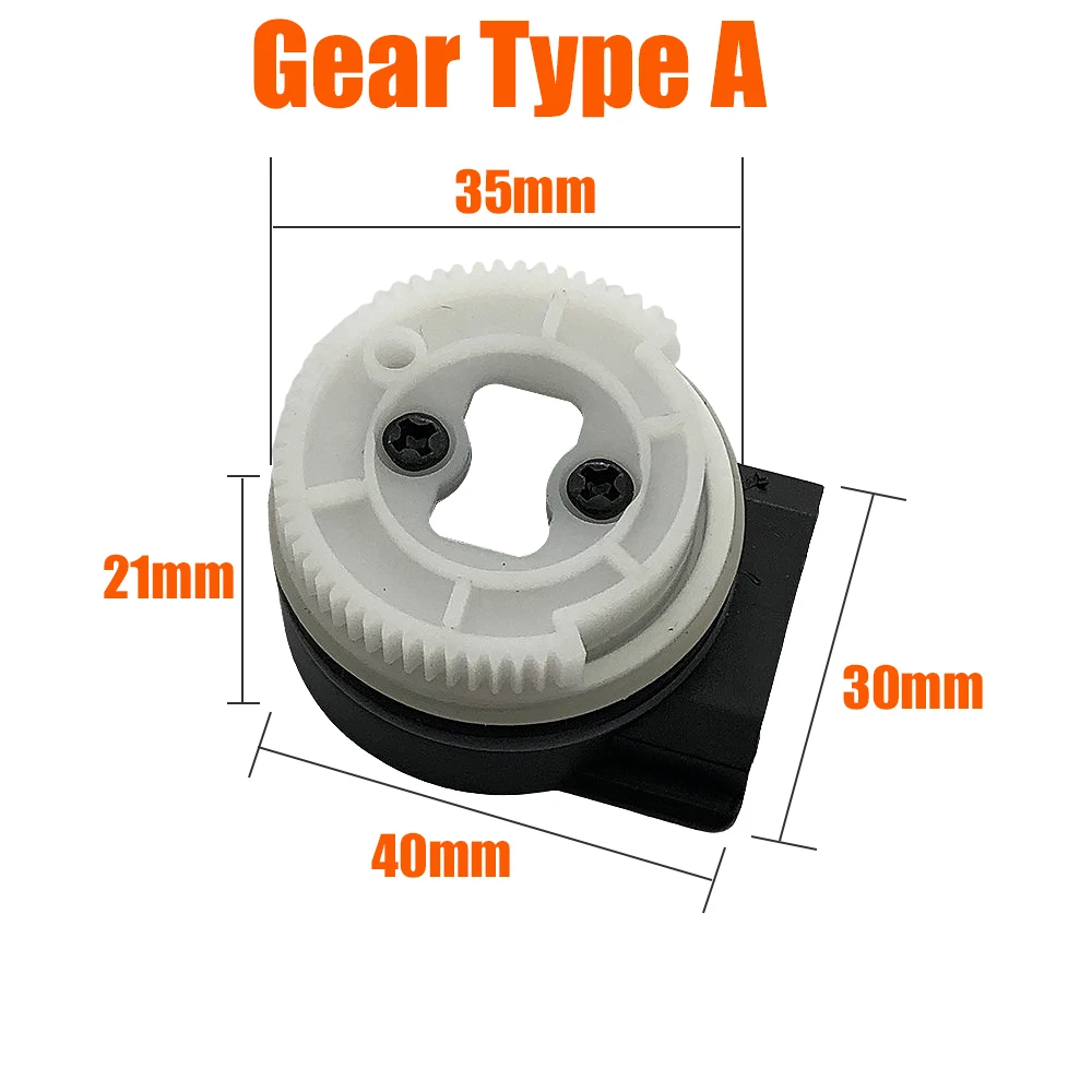 Black Plastic Gear Repair Parts For PTZ Video Surveillance Security IP Camera Vertical Turning Movement Up Down Rotation