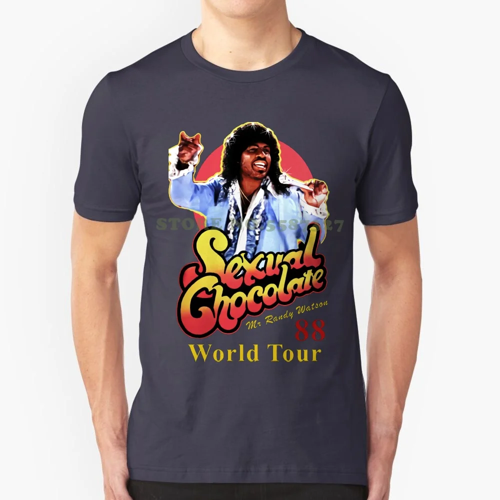 Sexual Chocolate 88' World Tour Randy Watson Coming To America T Shirt Mens And Womens Cotton Printing Shirt Big Size S Xxxl