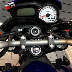 For Yamaha FZ8 2010-2014 3D Carbon Fiber Triple Tree Yoke Cover Protector Tank Pad