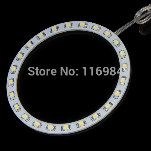 

2 шт. x Автомобильные светодиодные фары 90 мм 3528 27SMD Angel Eyes Halo кольсветильник, белый/синий/желтый/зеленый/красный