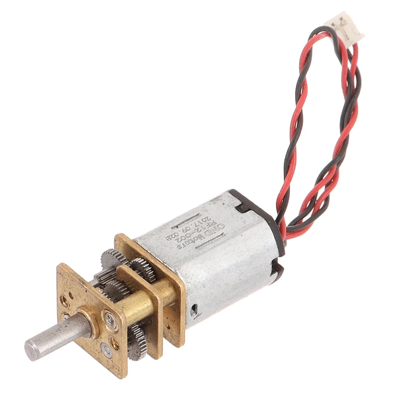 DC 3V-12V 60RPM Slow Speed Micro Mini N20 Full Metal Gearbox Gear Reducer Motor