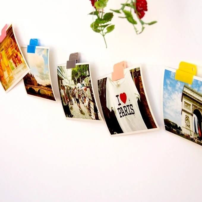 6 Teile/paket Multicolor Papier Clips Note Foto Zeichen Clips Lesezeichen Clips Schreibwaren Büro Zubehör