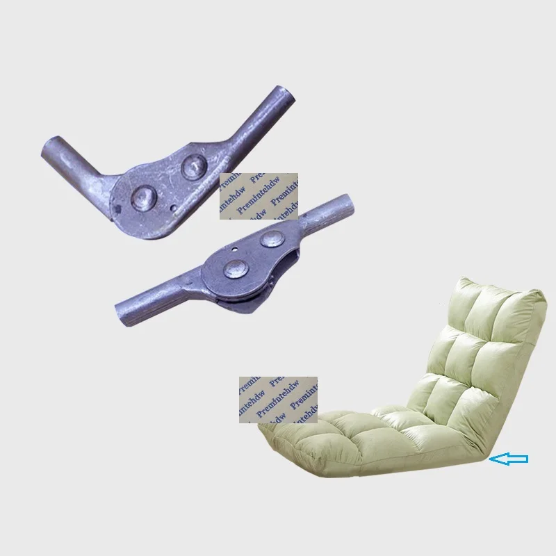 4Pcs Folding Sofa Couch Lazybed Lounger Back Angle Mechanism Ratchet Hinge Hardware 3 5 Positions Reversal Welded Bracket