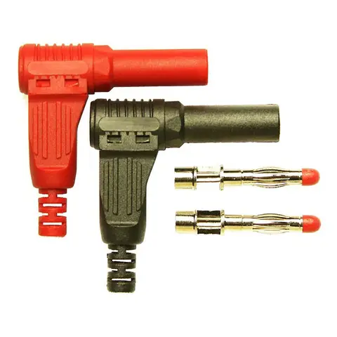 Red Black 4mm Banana Plug Connectors SANDOMEY