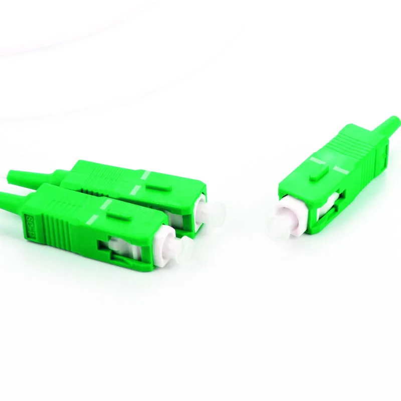 Imagem -04 - Divisor de Fibra Óptica sc Apc sc Upc. 20 Peças de Tubo de Aço Mini tipo 1x2 0.9 mm Conector Divisor de Fibra Óptica