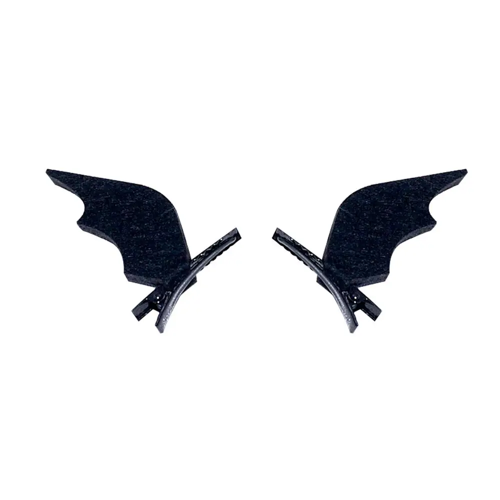 1Pair Devil Hairgrips Bat Hair Clips Wings Bat Hairpins Dress-up Costume Halloween Cosplay Party Hair Accessories