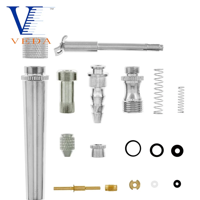 Imagem -02 - Veda Airbrush Repair Parts Kit Acessórios para Wd130awd-130cwd-131ewd-135awd-135cwd-135ewd-139e Modelos 18 Pcs