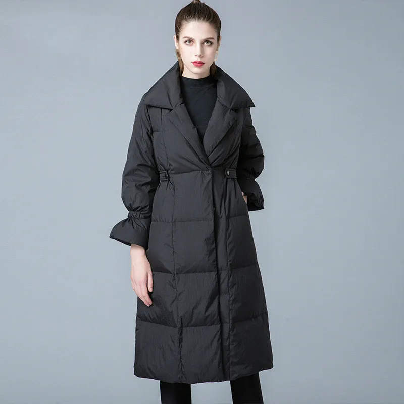 90% White Boollili Duck Down Jacket Women Winter Coat 2023 Long Thick Puffer Jacket Korean Winter Jackets for Women