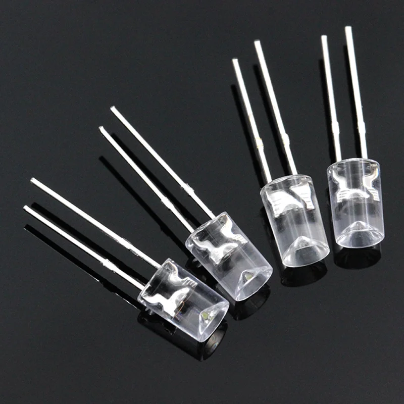 1000pcs 5MM Inner Concave Borderless Red Blue Green Yellow White Warm White Light F5 LED Light-Emitting Diode