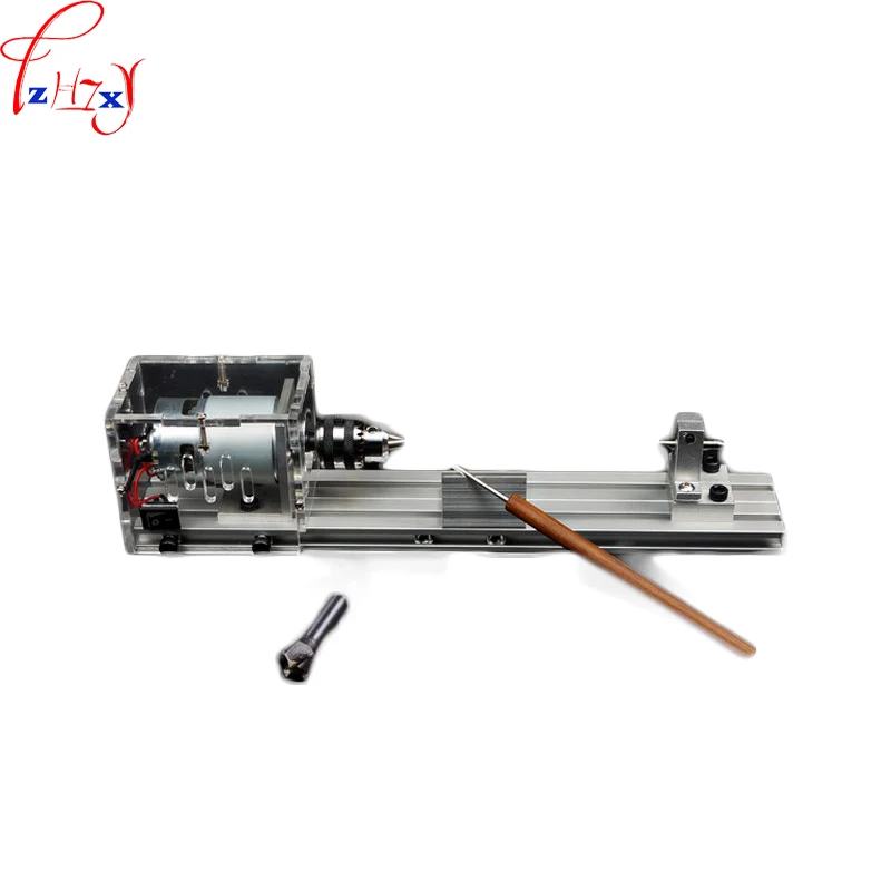 

1PC Miniature Buddhist Pearl Lathe Machine DIY Grinding And Cutting Woodworking Lathe Machine Beads Woodworking Tool DC24V