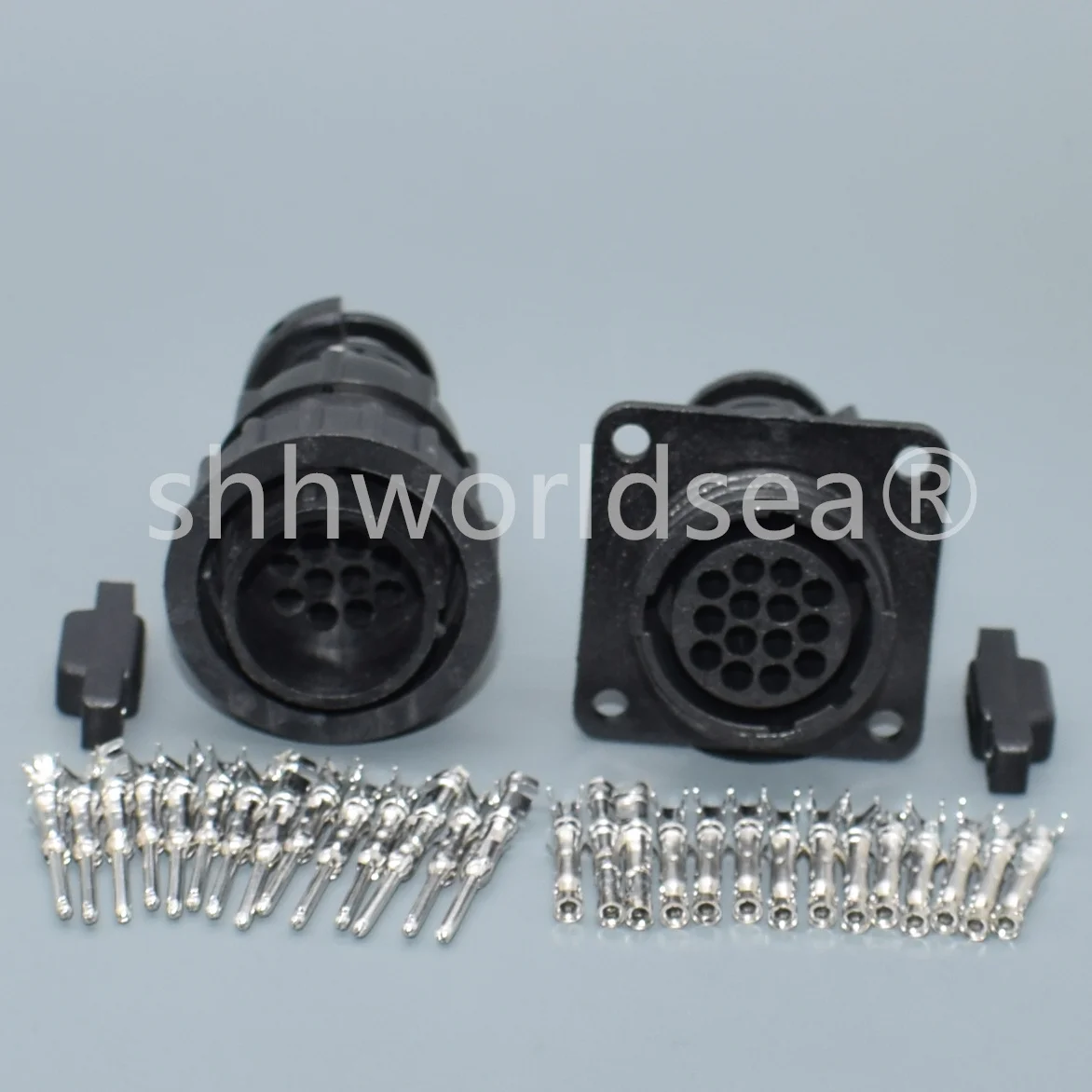 shhworldsea 14 Pin diagnostic Connector Automobile Male Female History Password aviation Plug 206043-1 182649-1 66601