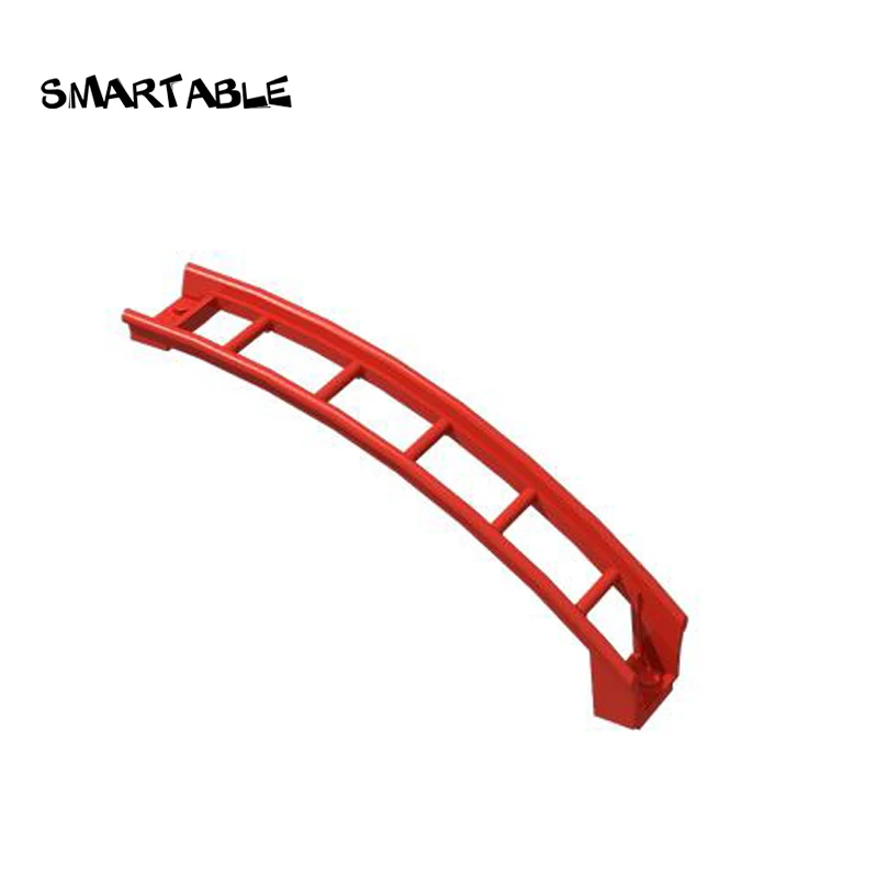 Smartable Roller Coaster Rail Bow /Slope With Shaft /Edges Part Building Block Toy Compatible 25059/25061/26022/26559 4pcs/Lot