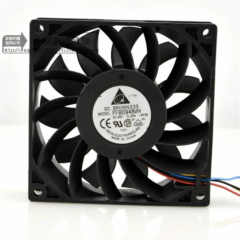 

New genuine FFB0948VH 48V 0.26A 9025 9CM inverter server cooling fan