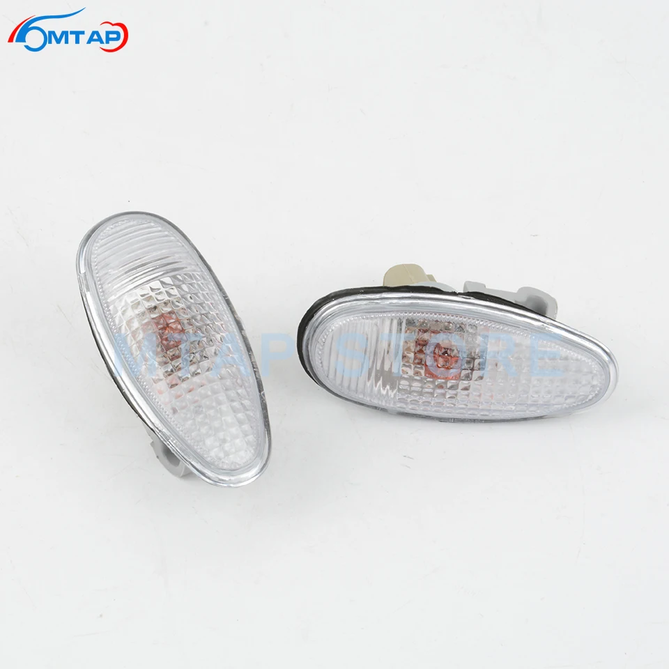 MTAP 2PCS Front Fender Marker Light Side Turn Signal Lamp For Mitsubishi Lancer Outlander Pajetro Montero Shogun Galant MR522027