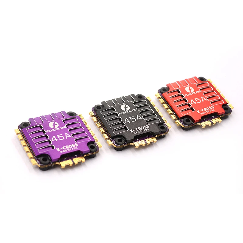 Flycolor  X-Cross BL-32 45A 4in1 ESC 3-6S  High-performance processor Support DSHOT digital signal FPV UAV ESC