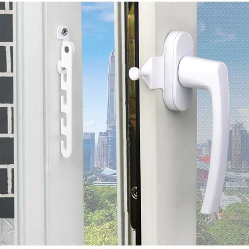 Adjustable Window Limiter latch position stopper Steel casement Sash blocking lock Restrictor Child Safety Falling Prevention