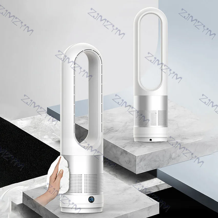 UML--018 18 بوصة برج مروحة صغيرة كهربائية بدون أوراق مروحة 220/110 فولت المنزلية الحديثة مروحة أرضية بالريموت كنترول فلتر الهواء الصامت التحكم عن بعد