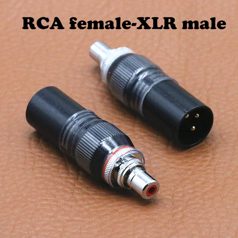 1 قطعة TONEKATE XLR ذكر مطلية بالذهب إلى CMC مطلي غي RCA مقعد حمى الصوت التوازن كانون إلى لوتس أنثى التوصيل