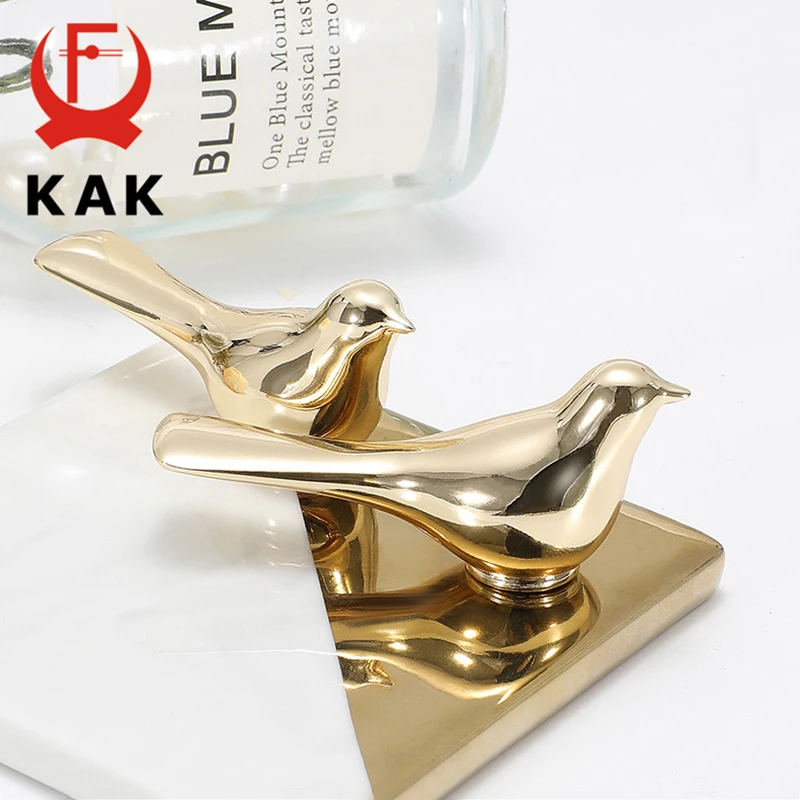 KAK Fashion Decoration Wall Hooks Gold Cabinet Knobs and Handles Dresser Knobs Pulls Hat Bag Hanging Hook Wall Cabinet Hardware