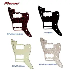 Pleroo Guitar Accessories Pickguards With 13 Screws Suit For Mexico Fender  Jazzmaster Guitar Scratch Plate Various Colors