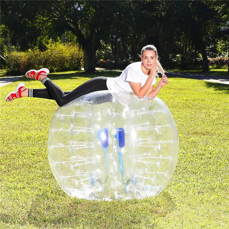 Envío Gratis, pelota Zorb de fútbol con burbujas de aire, 0,8mm, PVC, 1,2 M, 1,5 M, 1,7 m, pelota para parachoques de aire, fútbol inflable con burbujas para adultos, pelota Zorb