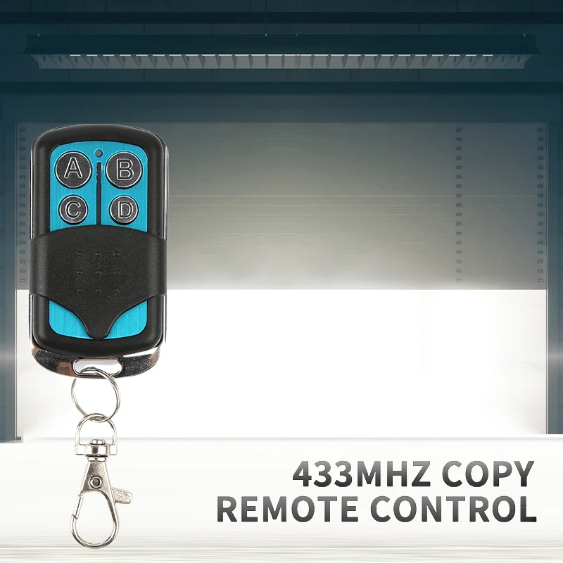 433MHZ Clone Fixed Learning Code Cloning Remote Control Duplicator Clone Garage Command Opener Number Letter Key For Garage Door