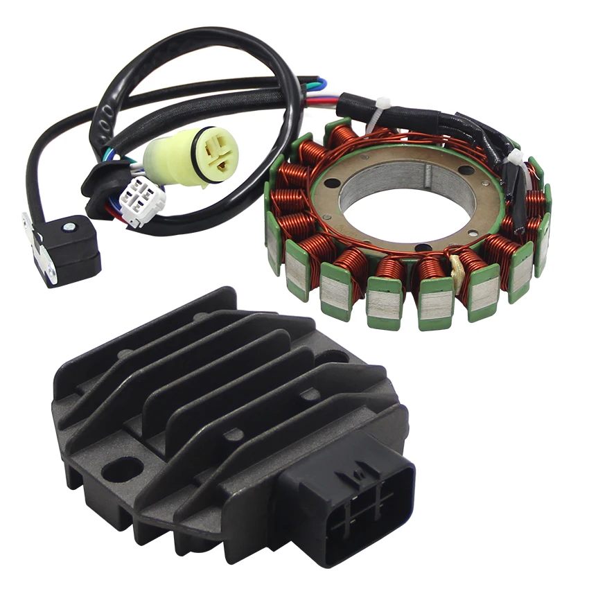 

Motorcycle Voltage Regulator Rectifier+Magneto Stator Coil For Yamaha YFM350R YFM350RSE Raptor YFM400 5NF-81410-00 5GT-81960-00