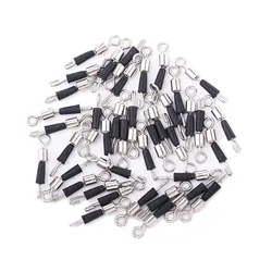 30/50pcs/lot Bearing Swivel Fishing Hook Fast Connector Solid Rings Rolling Fishing Line Quick Link Carp Fishing Accessories