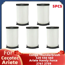 Für Cecotec Conga Thunderbrush 520 550 560 Ariete Handliche Kraft 2761 2759 RBT Staubsauger Ersatzteile Zubehör Hepa-Filter