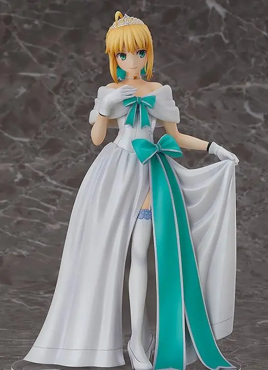 

No box 1/7 Japanese original anime figure Saber Altria Pendragon dress ver action figure collectible model toys for boys