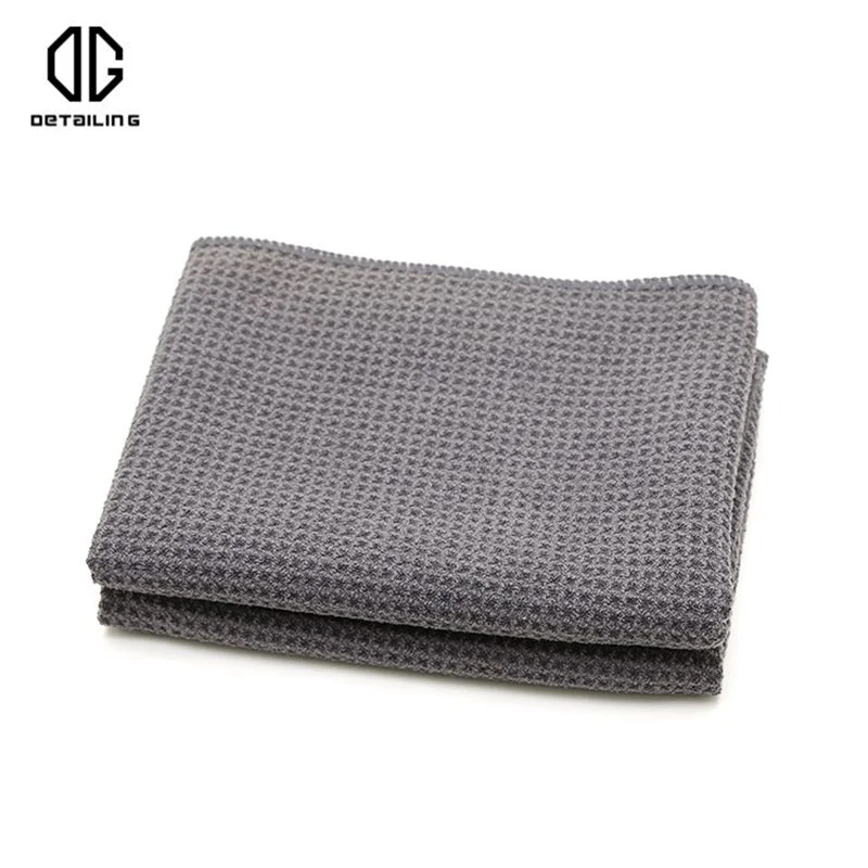 DETAILING 60*80 cm Microfiber Waffle Cloth 380gsm Car Cleaning Washing Towel