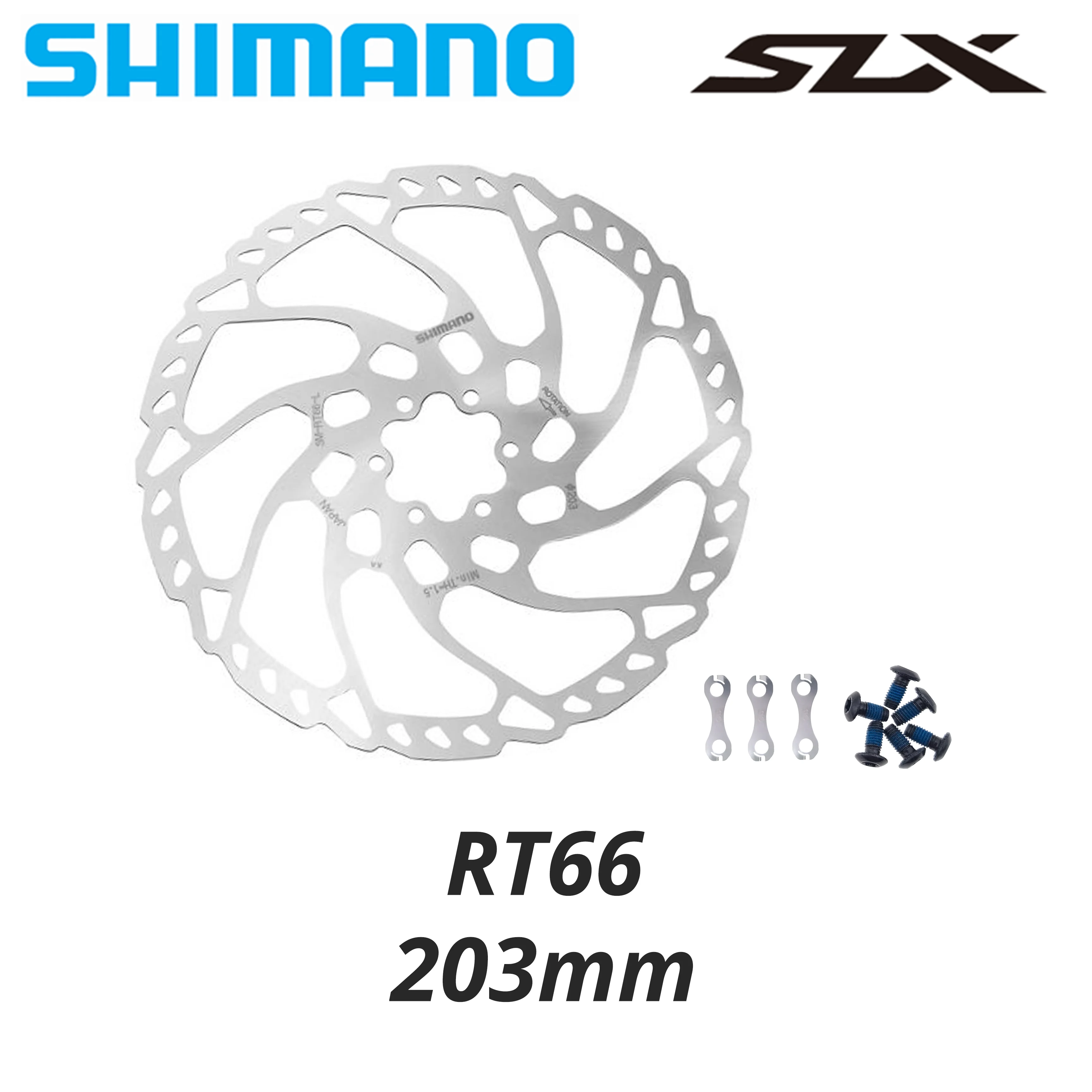Shimano Deore XT RT86 SLX RT76 RT26 RT56 RT66 Bremsscheibe 6 Bolzen Ice Point Technologie MTB Mountainbike Scheibe 160 MM 180 MM 203 MM – Detail 4