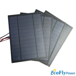 Quality Wholesale 6V 6W 1000mA PET Solar Panel/DIY 6V  Home Solar System 170*230MM