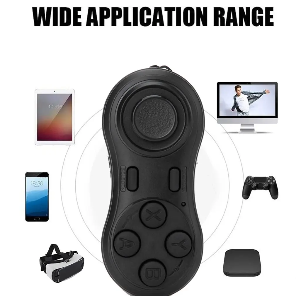 Mini Gamepad Wireless Bluetooth V4.0 Game Handle Smartphone Joystick VR Remote Controller Gamepad For IOS/Android