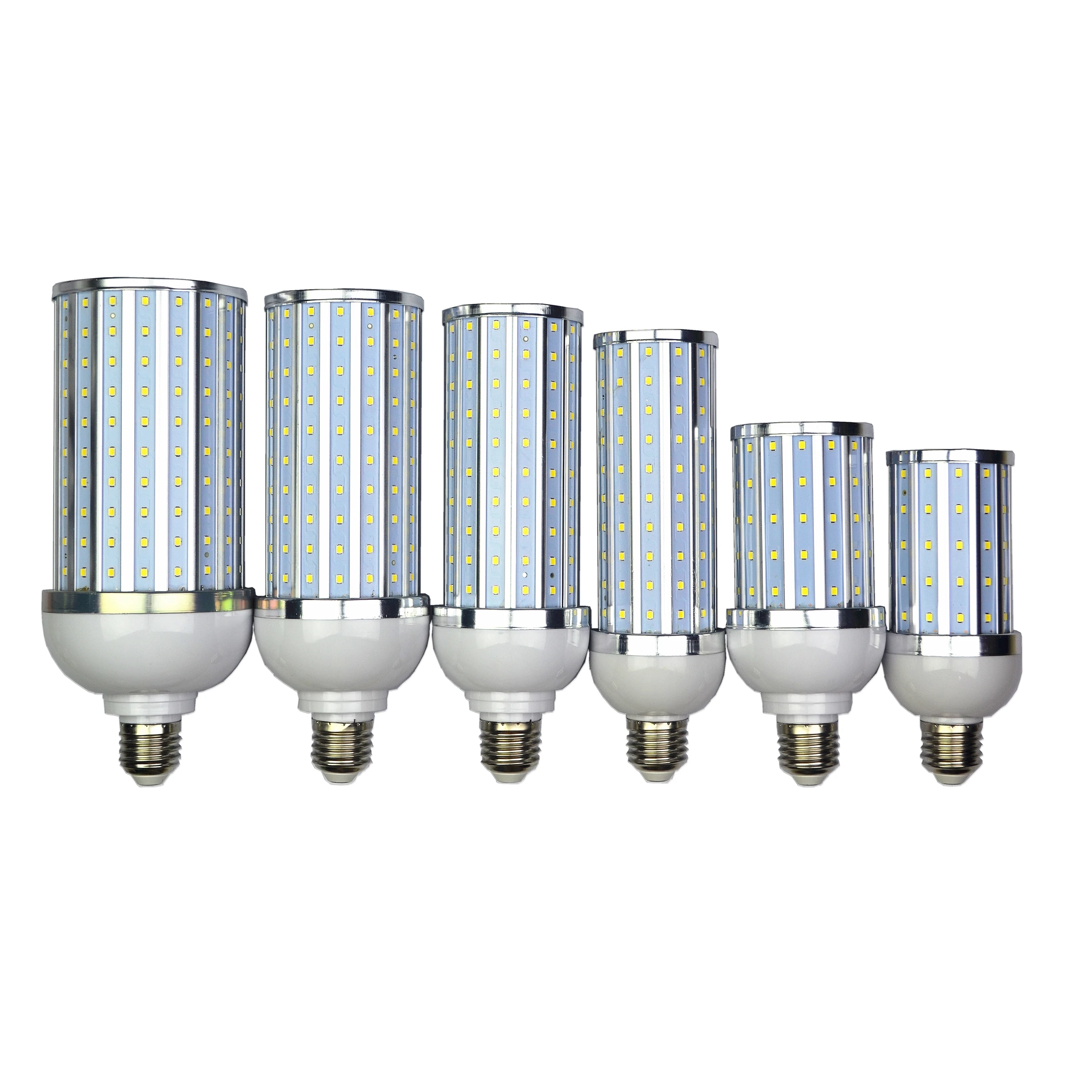 

10Pcs/Lot LED Bulb Aluminum shell lamp 40W50W 60W 80W 100W 220V B22 E26 E27 E39 E40 LED Corn light street lamp Cool Warm White