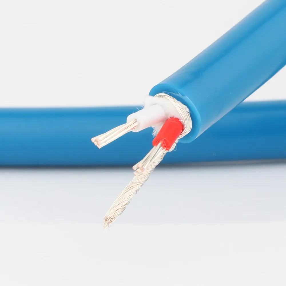 Preffair X405 OFC Silver Plated 2 Core Interconnect Audio Cable Bulk Cable Hifi DIY RCA/XLR Cable Wire Audiophile