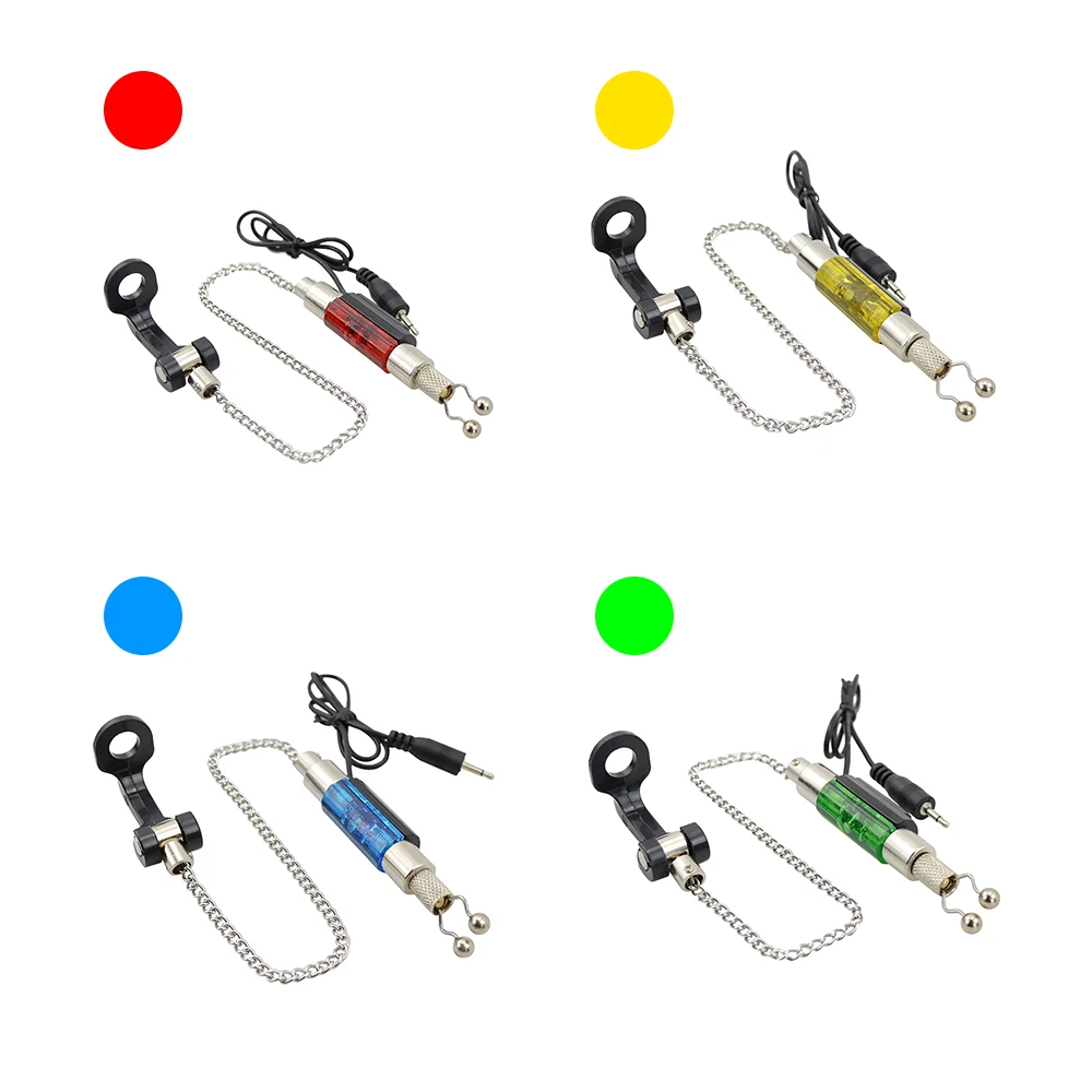 1pcs LED Fishing Swinger for Fishing Alarm Indicator Illuminated Drop Off Indicator Carp Fishing Tackle